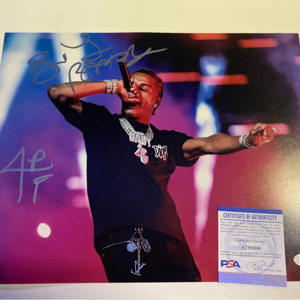 Lil Baby Autograph Signed 11x14 Photo 4PF PSA COA